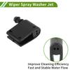 Fits HOPESPANNER Mercedes Benz Front Window Nozzle Washer Nozzle Black Window Nozzle