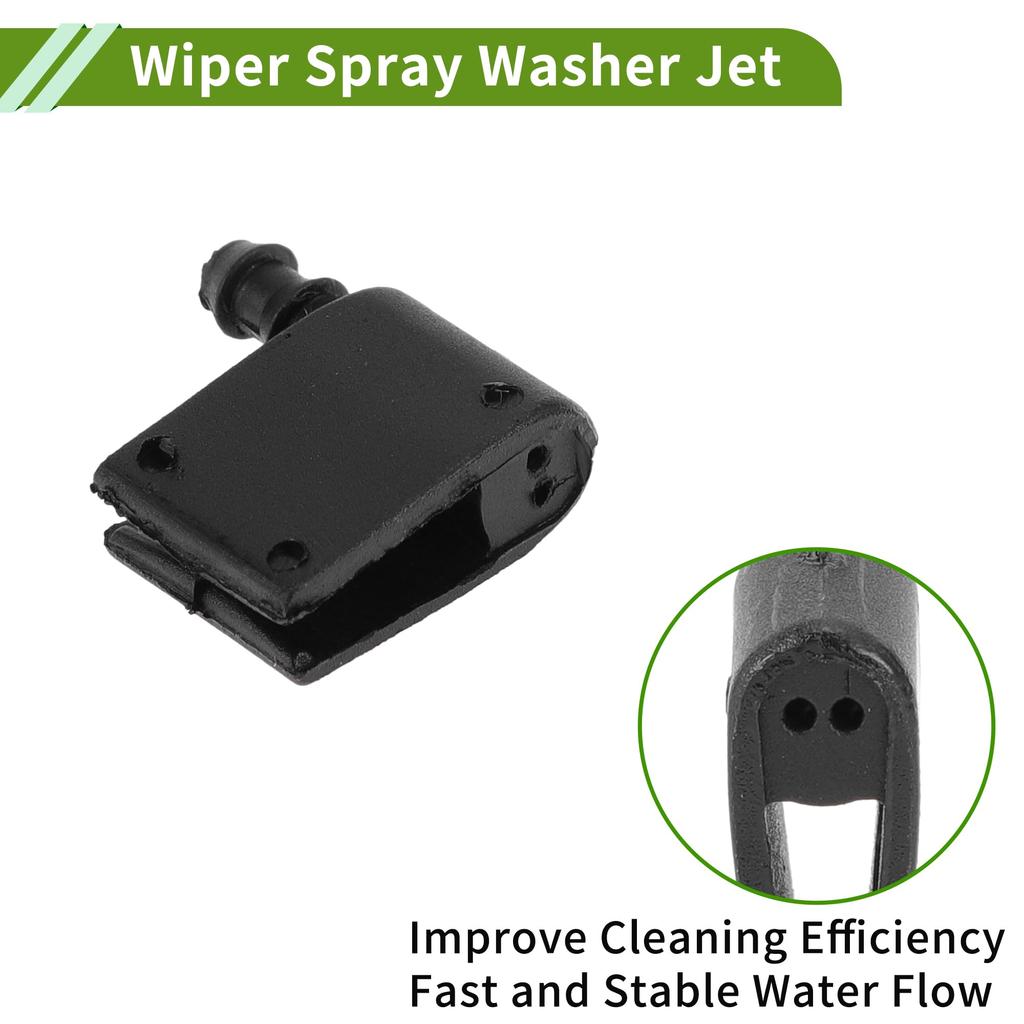 Fits HOPESPANNER Mercedes Benz Front Window Nozzle Washer Nozzle Black Window Nozzle