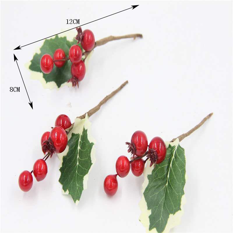 Snowflake Jute Rope & Red Berry Christmas Bouquet DIY Wreath Accessories