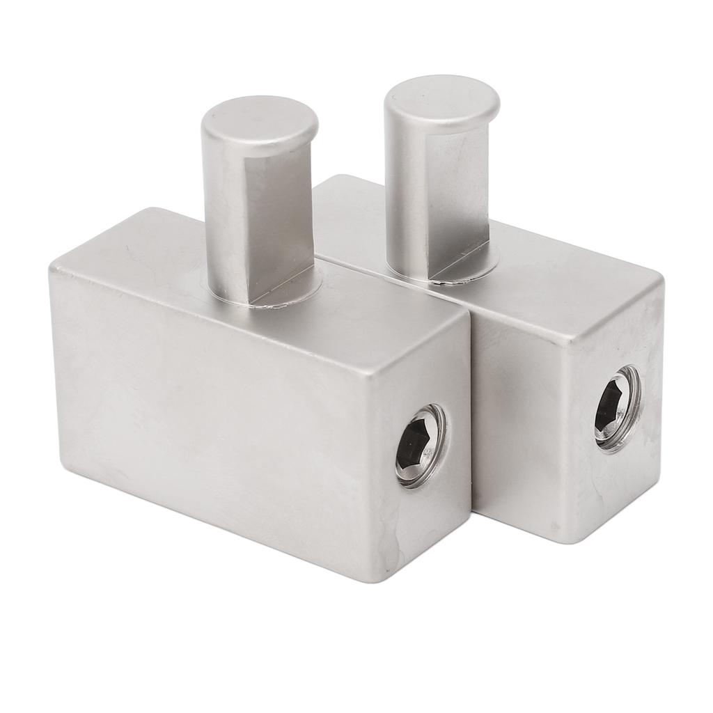 2pcs Dual 1 0 Gauge to 1 0 Gauge Amplifier Input Reducer Nickel Plated Aluminum Alloy High Power for Car Audio