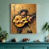 Elvis Presley Personalized Name Round Diamond Painting Kit Diamond Embroidery Painting Rhinestones Mosaic Frameless Handwork Decoration Arts