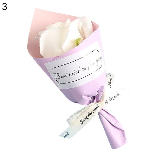 1 Blumenstrauß Mini handgemachte künstliche Seifenblume Geschenk Party Requisiten Home Ornament