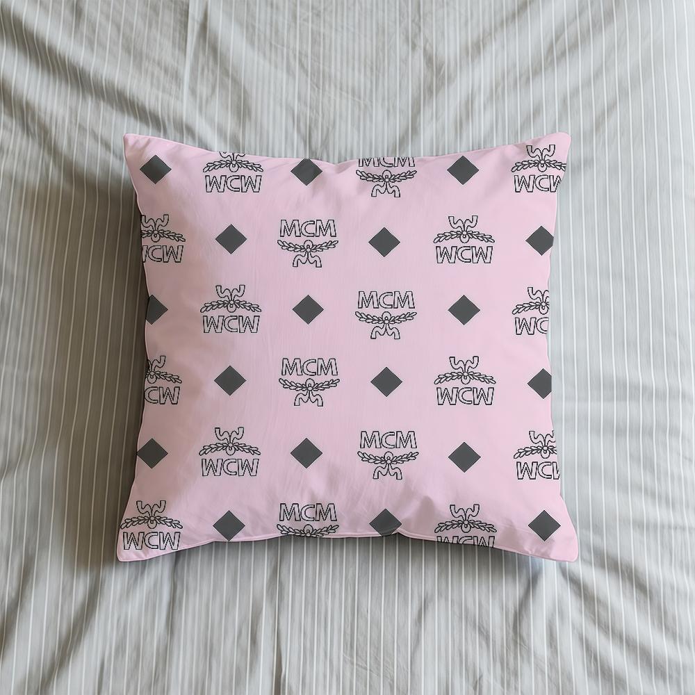 Cushion Cover Soft Case Cool Sofa Logo Living Room Home M-M-M-mCMS-ES Comfortable Fashion Office Decor Protective Pillow