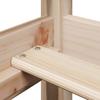 vidaXL Daybed with Canopy 80 x 200 cm Solid Pine Wood
