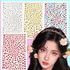 1 Sheet 3D Face Eye Party Makeup Tattoo Sticker Diamond  Sticker Self-Adhesive Mixed  Face Decoration Sticker