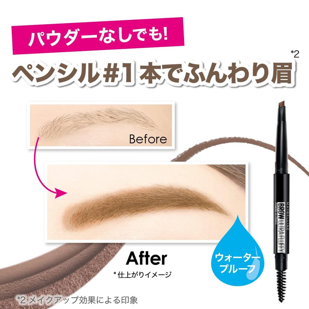 MAYBELLINE Fashion Brow N Refill Set Light Brown Powder-in-Pencil BR-3