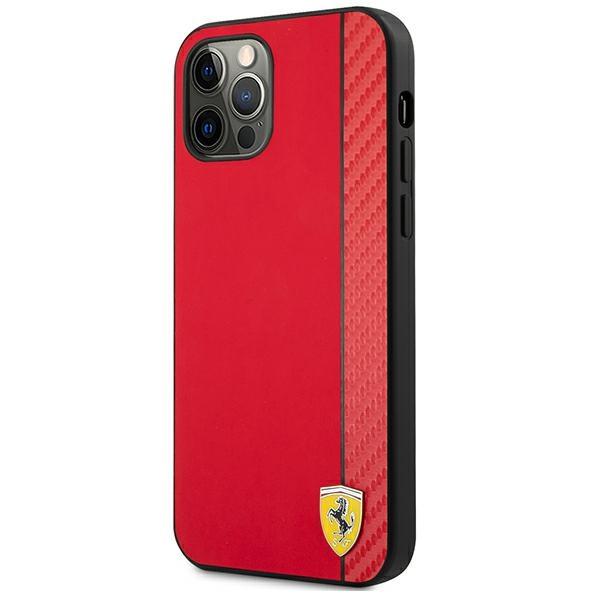 Ferrari Fesaxhcp12Lre Iphone 12 Pro Max6,7 Czerwony/Red Twarde Etui On Track Carbon Stripe