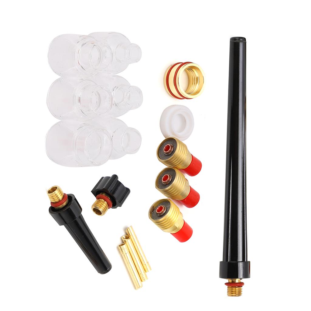 Kit accesorii torță de sudură consumabile din alamă duză cupă de sticlă 2 mm pentru WP920