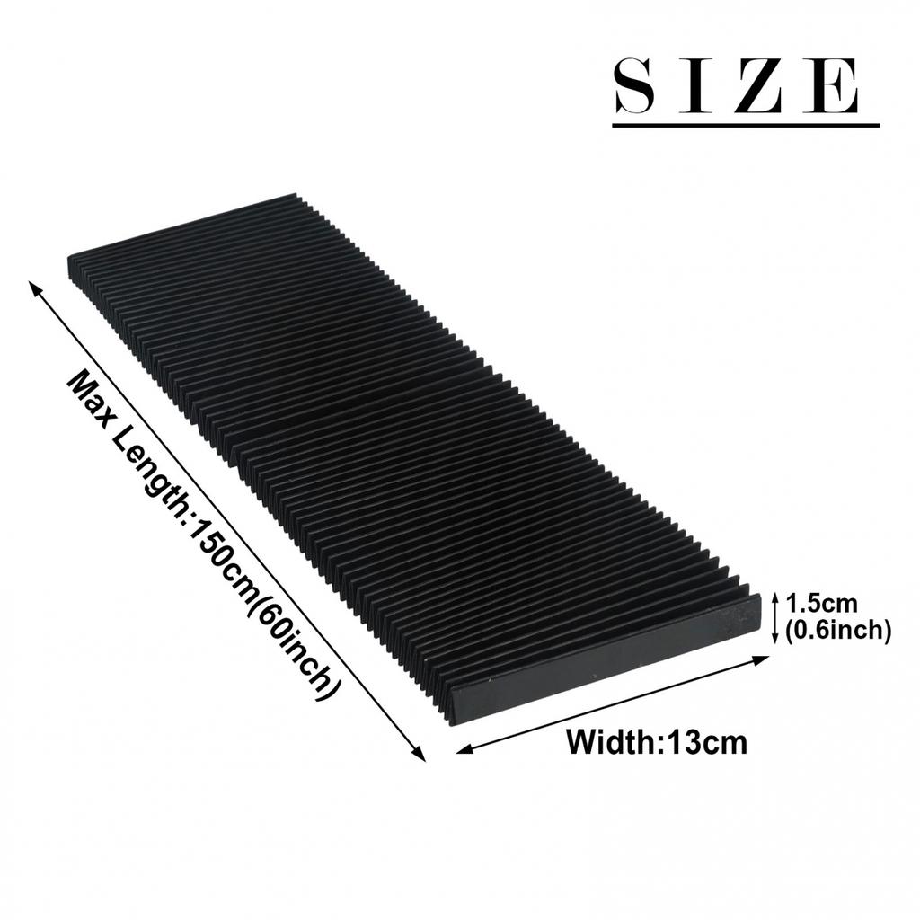 Cubierta de fuelle Cubierta de herramienta 1.5m Estiramiento 130m-300mm Accesorios