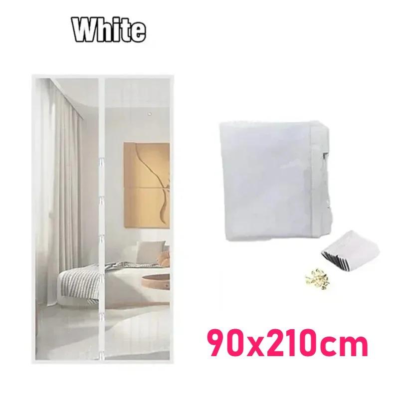 Automatic Closing Magnetic Mosquito Net Curtain - Anti-Fly Mesh Screen for Doors and Windows, Ideal for Kitchen/Living Room