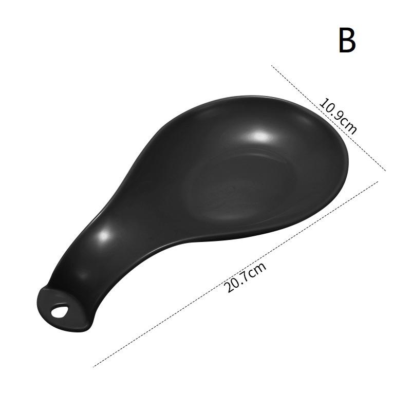

1Pc Plastic Spoon Rest Heat-Resistant Cooking Spoon Holder Coffee Spoon Holder Dishwasher Safe Spoon Rest Kitchen Gadgets