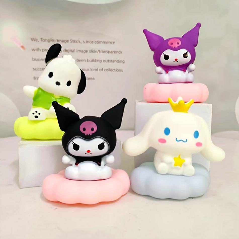 Kuromi Cinnamoroll Night Light Sanrioglowing Children Toy Bedside Lamp Anime Kawaii Cute Children Kid Present Gifts