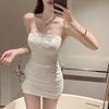 Pure desire Spice Girl sexy off-the-shoulder tube top and hip skirt summer new fashion three-dimensional bow super fairy dress