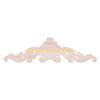 F26C Wood Carved Decal 4pcs Corner Onlay Applique Unpainted Frame Decoration for Home Bedroom Office Sofa Bed Decor Supplies