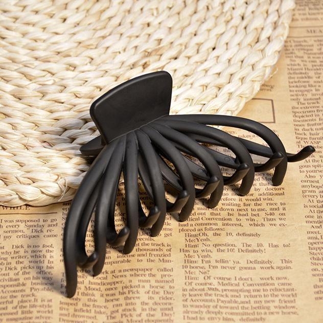 

1 шт. Заколки для волос с матовым покрытием, простые и модные зажимы для фиксации волос, аксессуары для волос для женщин 1pc чёрный