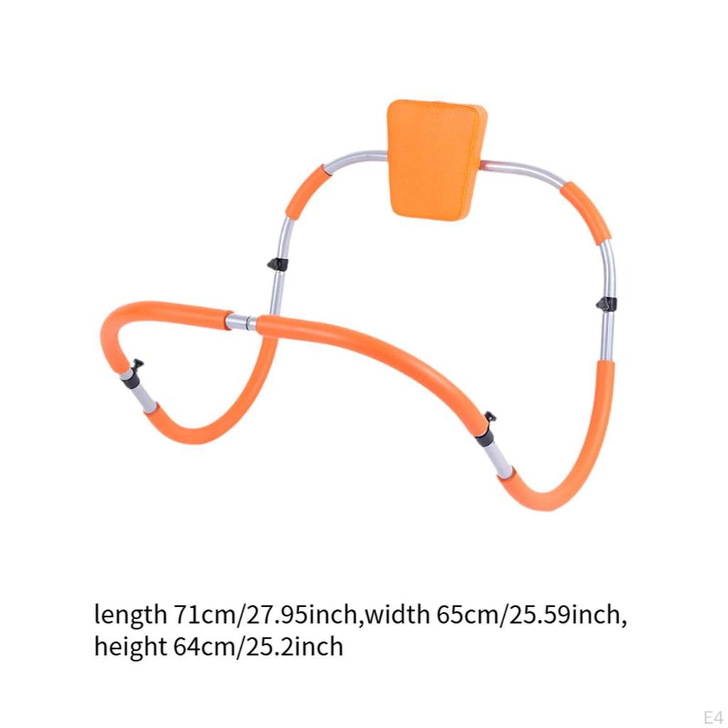 Ab Fitness Crunch Abdominal Machine Exerciser Nonslip Muscle Training Situp