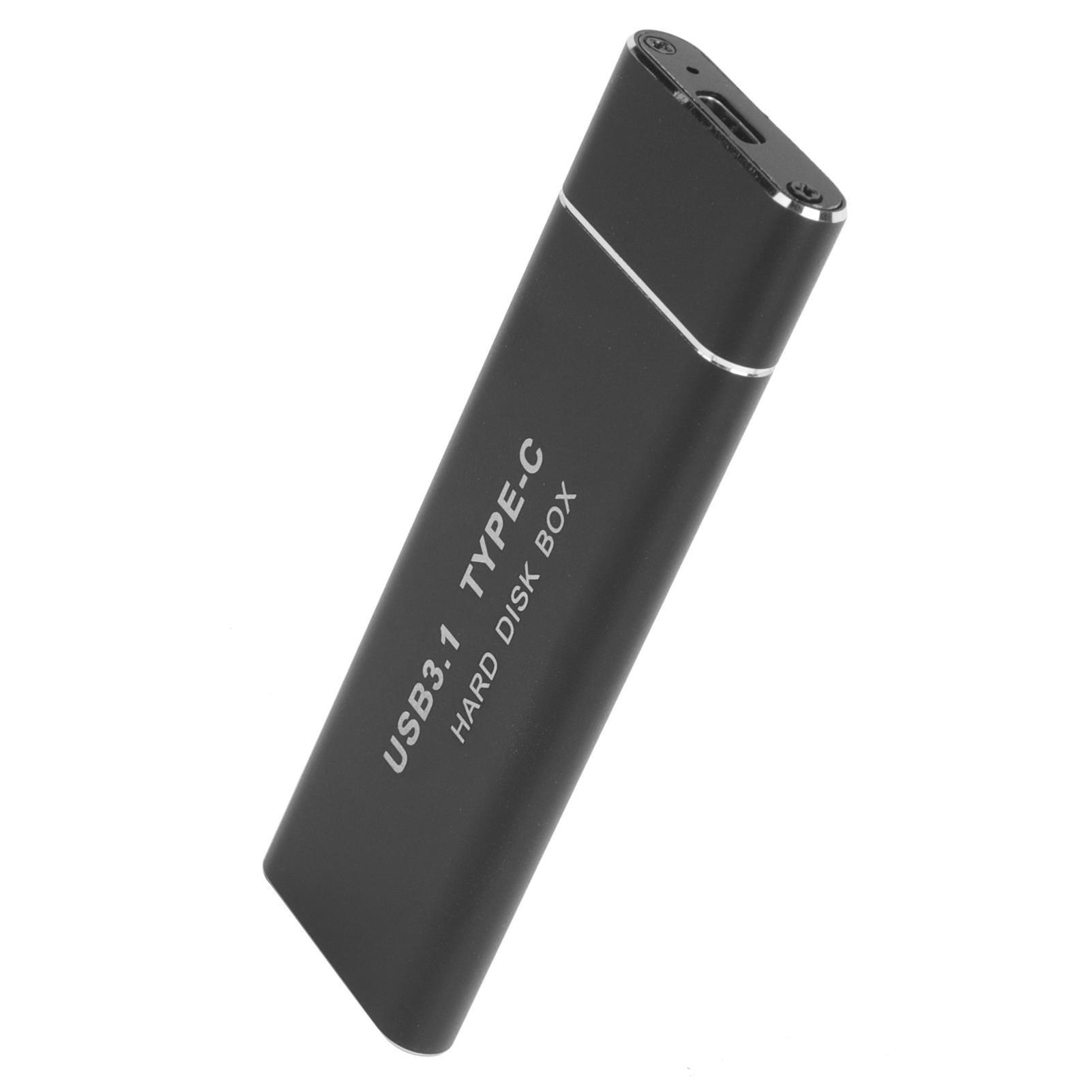 

Жесткий диск M.2 NGFF на USB3.1 алюминиевый сплав твердотельный внешний корпус TypeC (Не включено белый