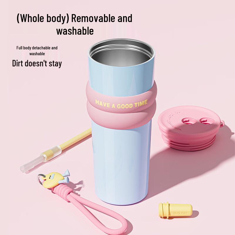 OLOEY 316 Stainless Steel Insulated Straw Cup