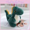 Cute Dinosaur Plush Toy Key Holder Pp Cotton Filled Mini Stuffed Animal For Kids