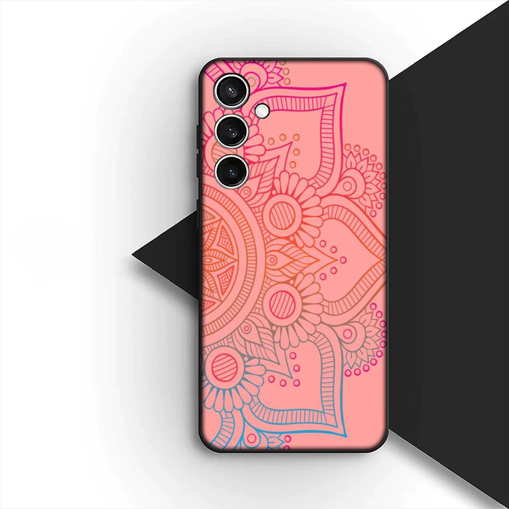 Cover for Xiaomi Redmi Note 12 11 10 A3 Pro 10A 10C 12C Note12 5G 4G Casing Phone Case Floral Paisley Mandala flower texture