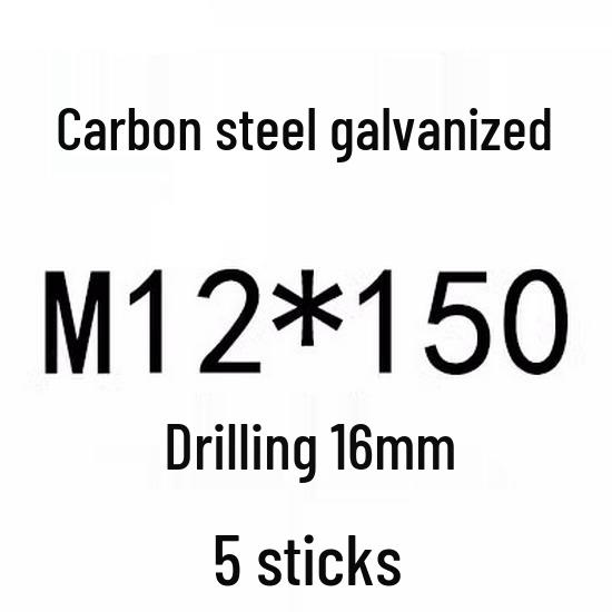 Extra Long Expansion Screws Set - Pull-Out Bolts M6/M8/M10/M12/M14/M16 in Various Sizes (200x250x300x400)