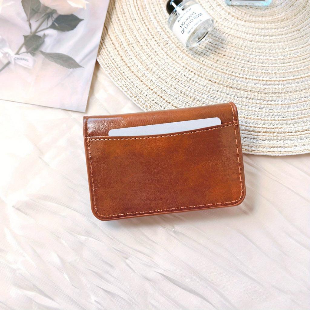 Portamonete Mini Portafoglio Piccola Custodia per Monete con Porta Carte Accessorio Moda Donna Custodia Carte Portamonete Mini