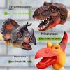 Dino Hand Puppet Soft Role Play Toy Early Development Activity Toy Animal Hand Puppet Toy for Boys Kids Girls Birthday Gifts