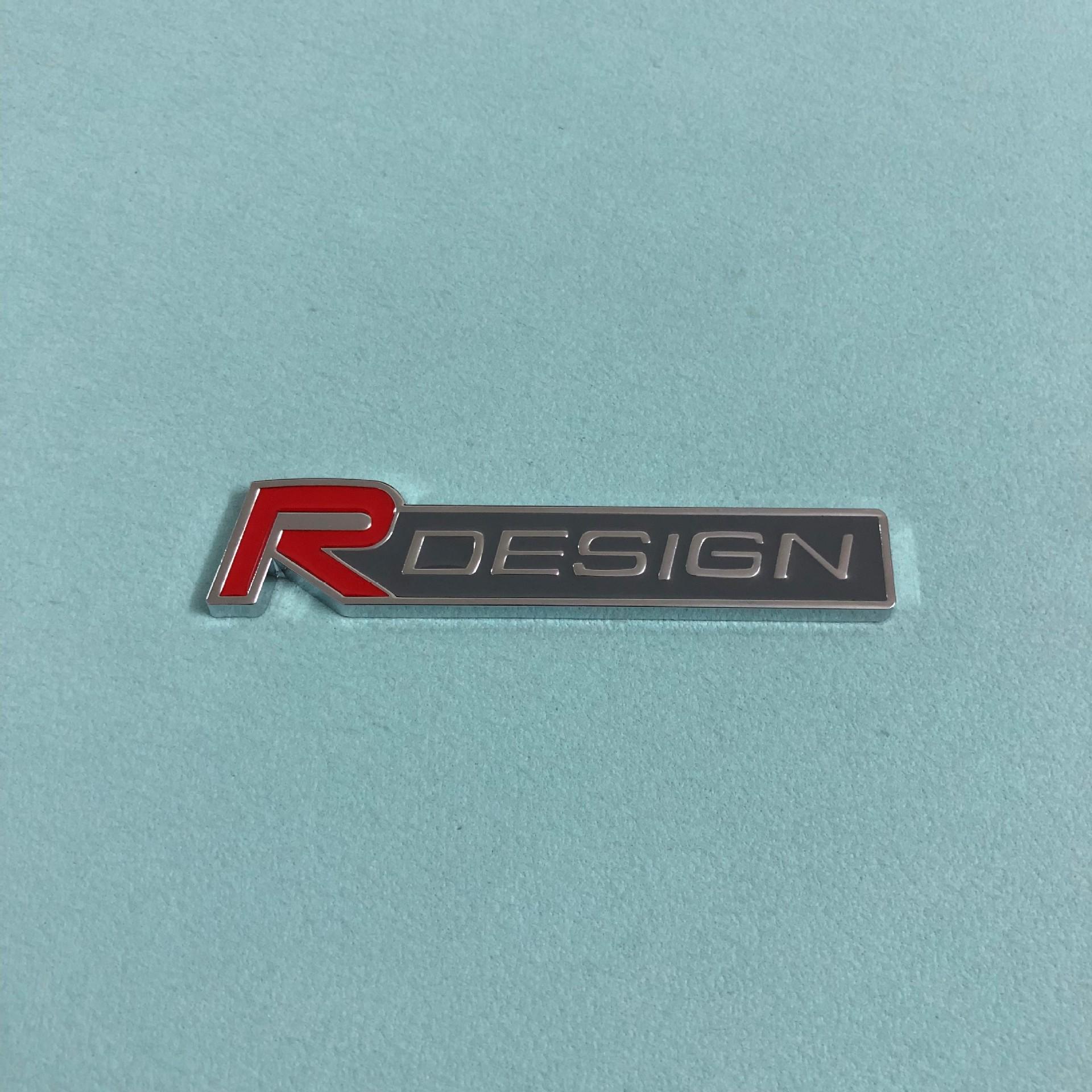 

RDESIGN Metal Fender & Tail Emblem Sticker for Volvo XC60/S60/V60