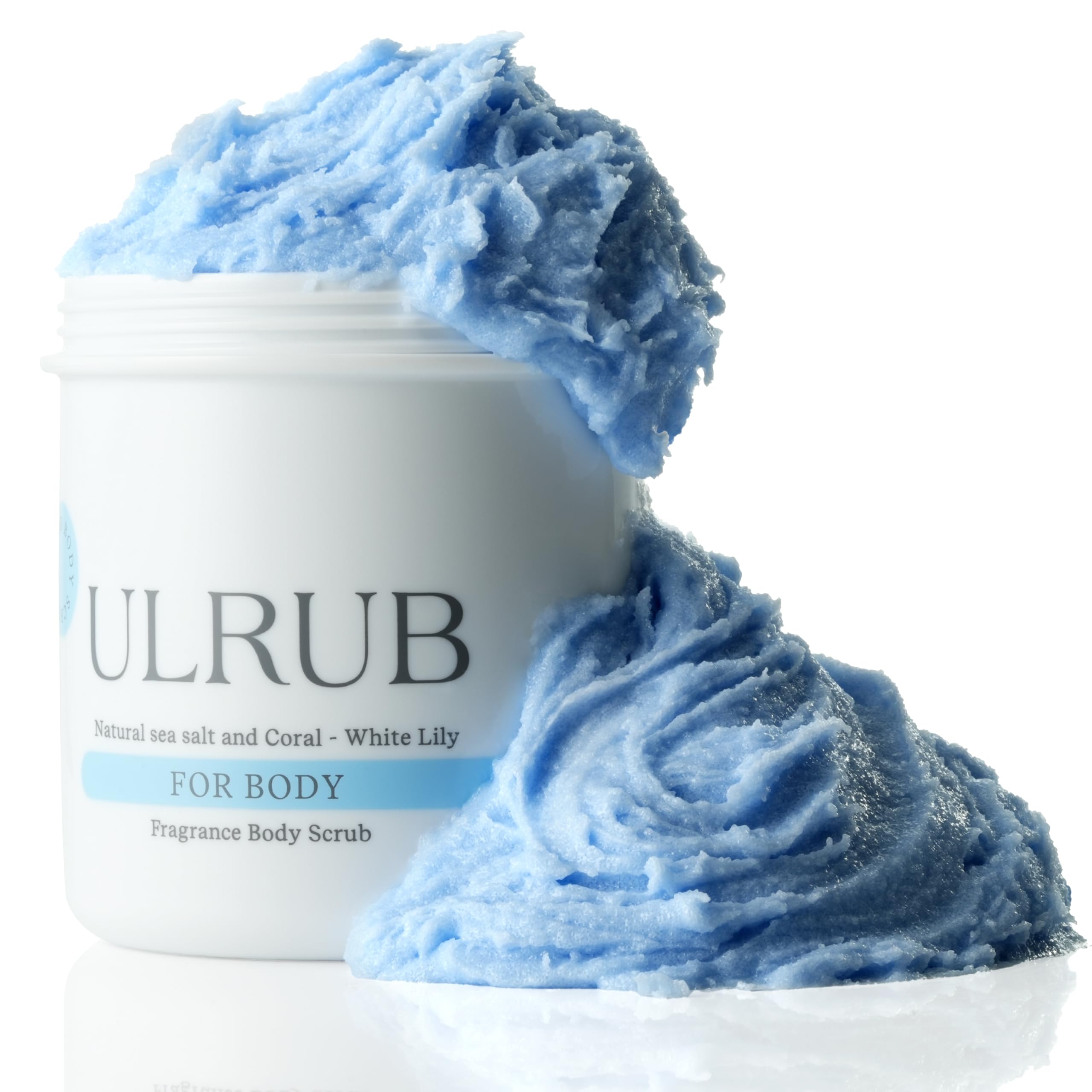 

ULRUB Белая лилия для тела 460г для темной чувствительной и запаха снимает мертвый верхний и отшелушивает и CICA и витамин C Популярный подарок для и других специальных