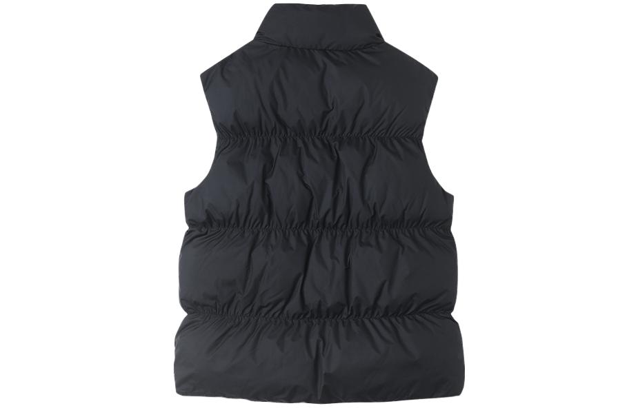 Converse Vests Women's Black Stand Collar Moderate Workwear 10025203-A01