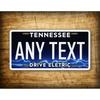 Personalisierter Tennessee Electric Custom Text Schild Metall Wanddekor Wasserdicht
