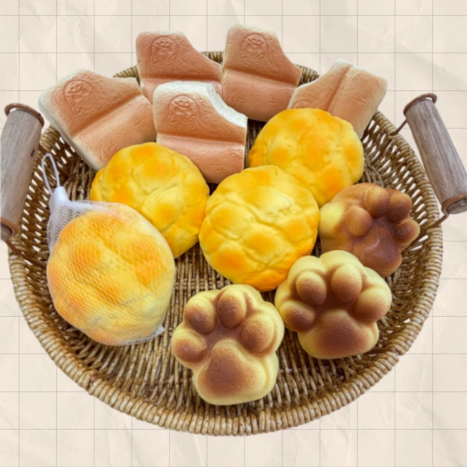 Xiaohongshu Style Slow Rebound PU Bread Squishy Toy