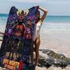 Anime F-Fnaf F-Five-N-Nights-At-F-Freddys Microfiber Blanket Quick Drying Beach Towels Oversized Printing Super Absorbent Pool