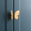 Wardrobe Gold Color Cabinet Pulls Pull Handle Butterfly Door Knob Furniture Hardware Drawer Handles