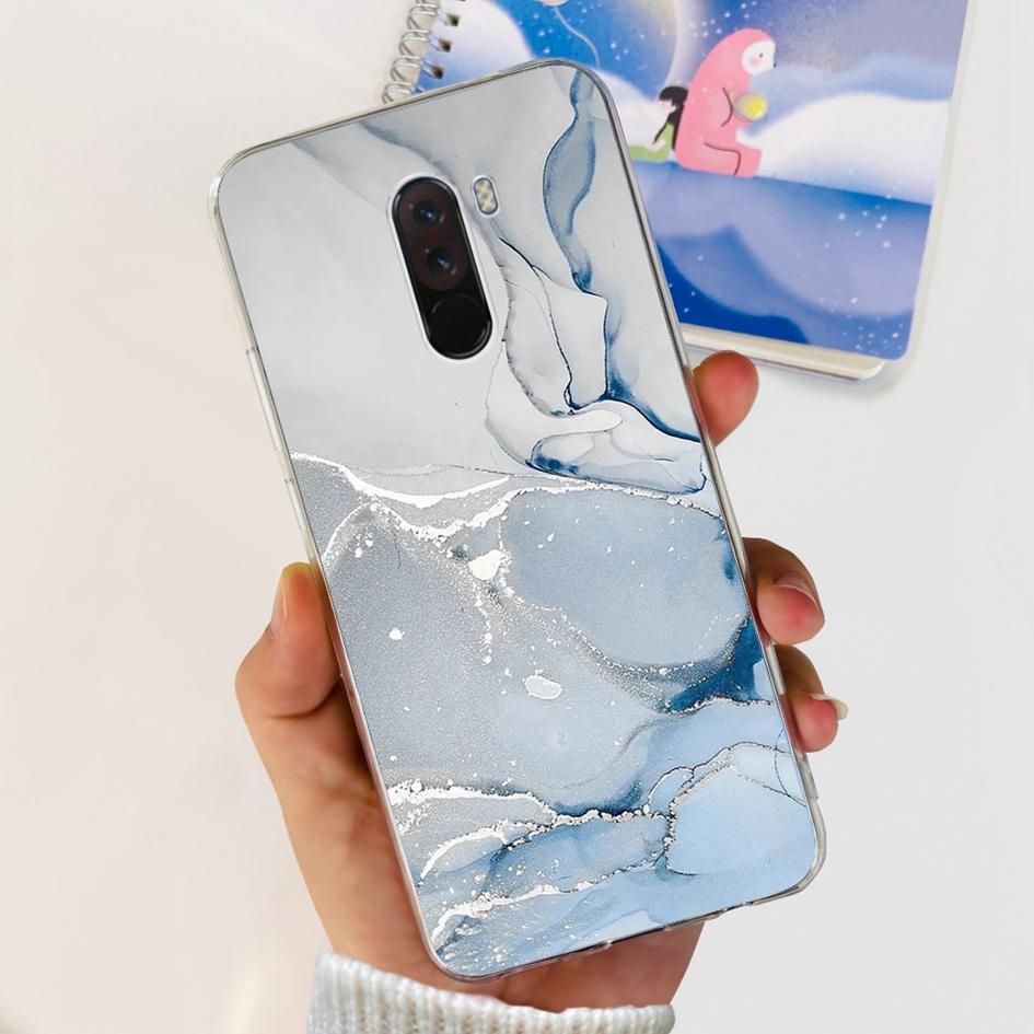 6.81" For Xiaomi Mi Pocophone F1 Case Silicone Back Cover Fashion TPU Phone Case For Xiaomi Poco F1 Cases PocofoneF1 Soft Bumper