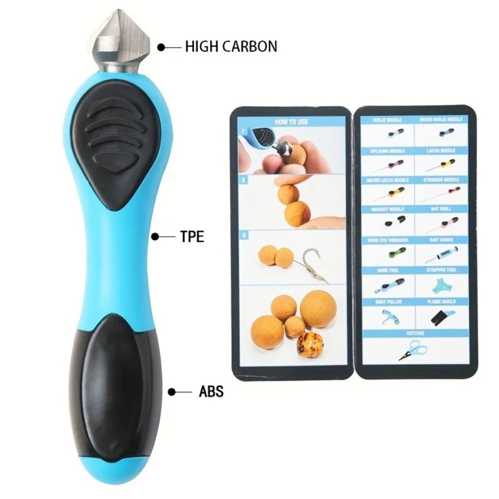 High Carbon Carp Fishing Hook TPE Fishing Lure New Bait Punch Drill  Fishing Accessories