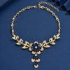 1PC Women's Fashion Flower Design Necklace Zircon Suitable for Date, Party, Festival Gifts-2174