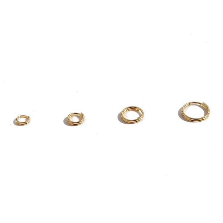 Eisen Biegeringe: Handgemachte DIY Schmuckherstellungsmaterialien für Ohrringe, Armbänder, Halsketten, Anhänger und Verbinder.