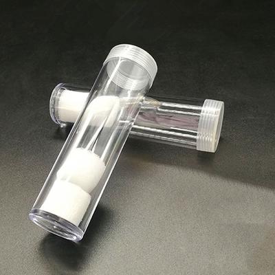 10Pcs Plastic Coin Storage Tube Holders 21mm Portable Clear Round Cases with Airtight Seal and Shockproof Sponge Pads