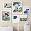 Japanese Gallery Wall Art Poster Set Print Woodblock Retro Katsushika Poster Kanagawa Great Wave Canvas Painting Room Home Decor