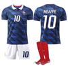 2026 World Cup France Home Mbappe 10 Soccer Jersey Set Dembele 13 Kante Football Shirt Fan Version