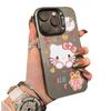 Kt Cat Is Suitable for 16pm/15promax Apple 14plus Mobile Phone Case 13/12 Soft 11 Simple 78p/xr