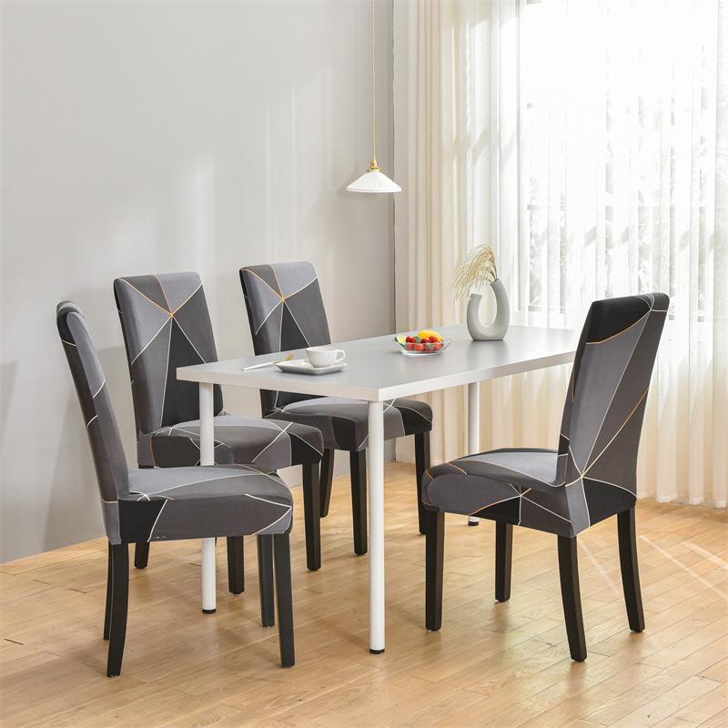 Dining Room Chair Covers Set Of 1/2/4/6Pieces, Removable Washable Chair Covers For Dining Chairs Stretch Parson Chair Slipcover