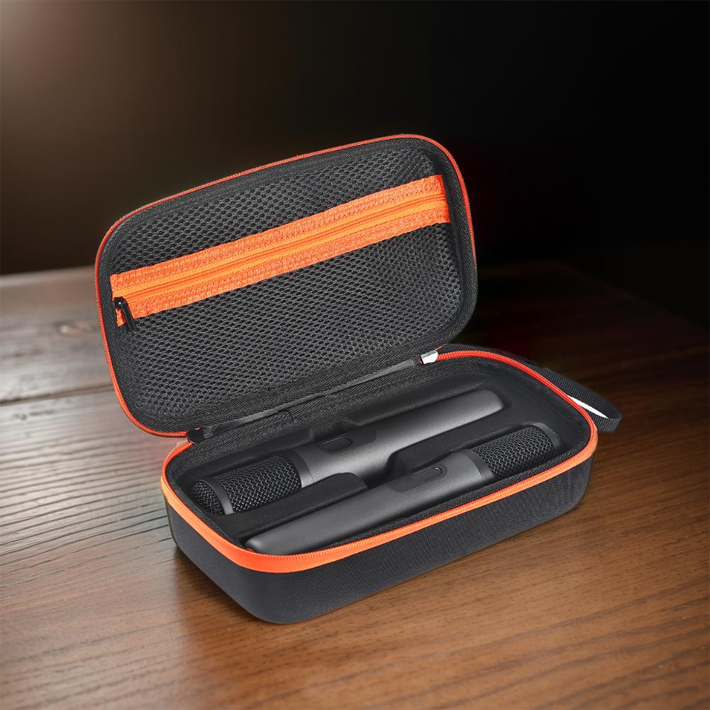 For JBL PartyBox Microphone Storage Bag with lanyard Shockproof EVA Hard Protective Case Travel Carrying Case for JBL Accessorie