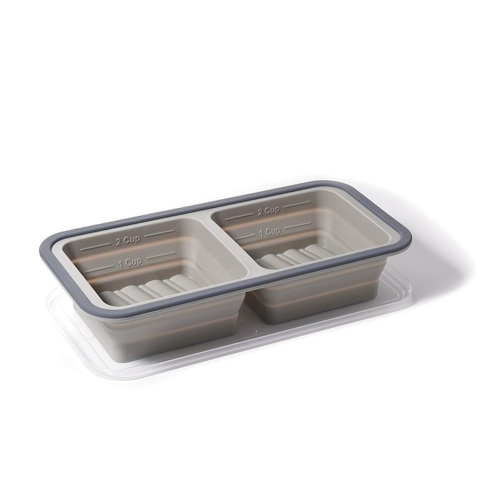 Reusable Silicone Freezer Tray with Lid Soup Cubes Tray New Silicone Freezer Mold  Freezer Use