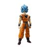 TAMASHII NATIONS SHFiguarts Dragon Ball Super Saiyan God Super Saiyan Son Goku -Super- Approx. Figurine mobile peinte en ABS et PVC de 140 mm