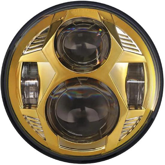 5.75 inch Led Headlight With High/Low Beam DRL For Honda Yamaha Harley Dyna Sportster Softail FXST, FXSTB, FXSTC 5 3/4"Headlamp.
