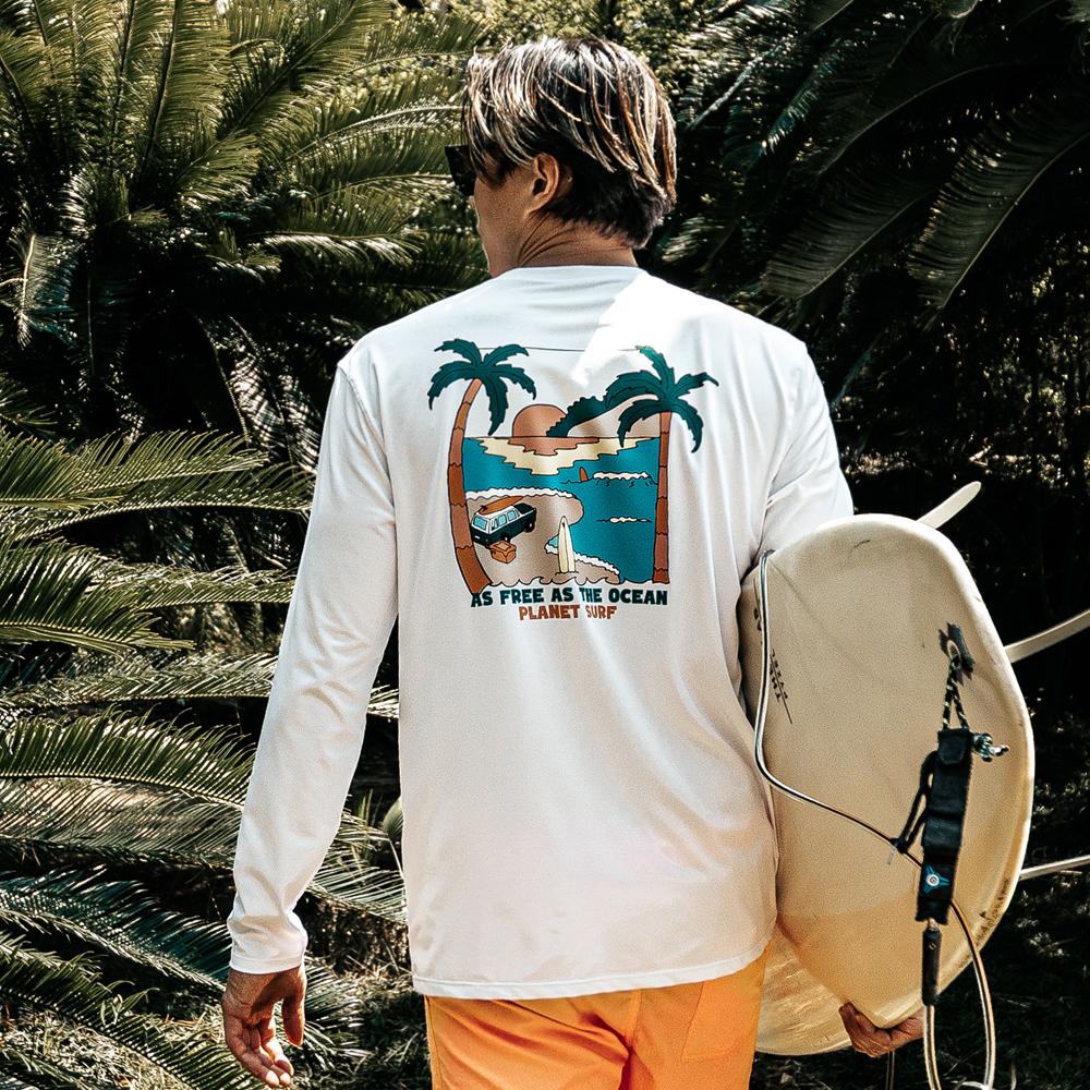 Peullaenisseopeu Men'S Loose Fit Rash Guard Ps013Wumt
