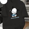 Summer New Unisexs Plus Size Super Cute Pochacco Printed Tshirt Cotton Y2K Loose Casual Versatile Short Sleeved Top