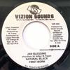 7inch Record NATURAL BLACK  FIRST BORN  Jah Blessing VZS005 Vizion Sounds Guyana Reggae Ska  Dub Used